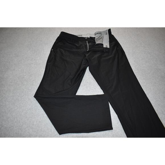 Adidas 365 Golf Pants Men Size 38 x 32 Performance Polyester Blend Stretch Black - Picture 1 of 7